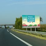 Mock Up Affiche Autoroute distance 2017