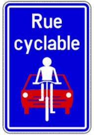 Page Cycliste Rue Cyclable