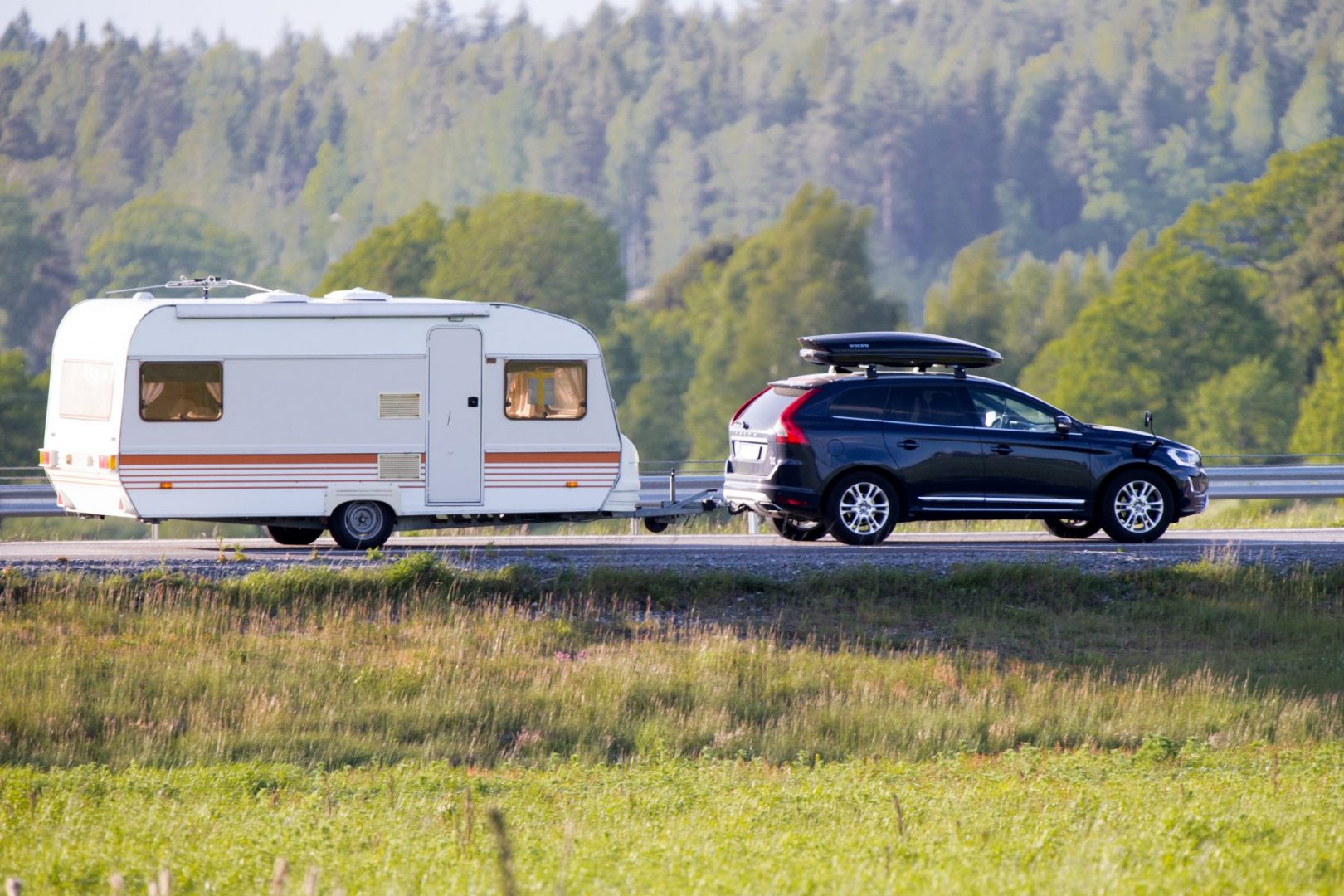 Travel Trailer During Summer