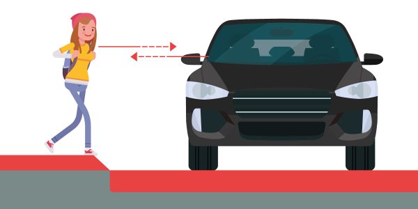 Awsr Visibilite Pieton Chauffeur Auto