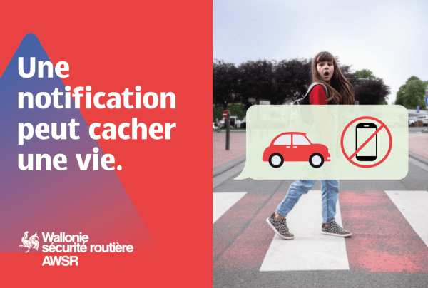 Awsr Affiche Routes Sec. Distraction Fille Fr